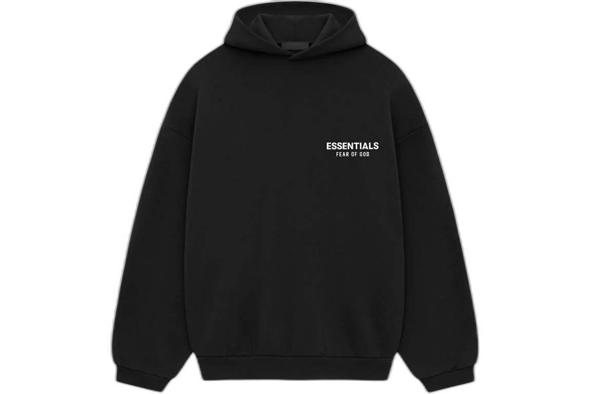 Fear of God Essentials Fleece Hoodie Black (FW24)
