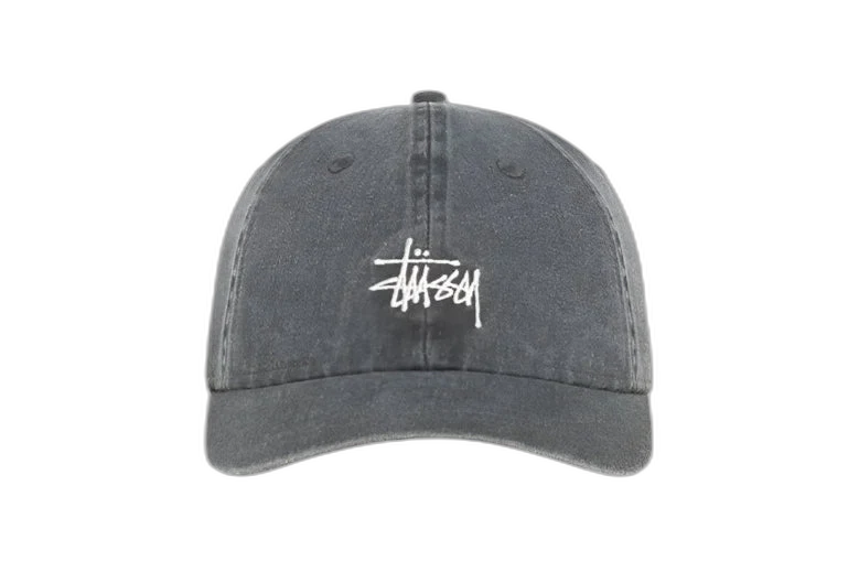 Stussy Low Profile Basic Washed Strapback Charcoal