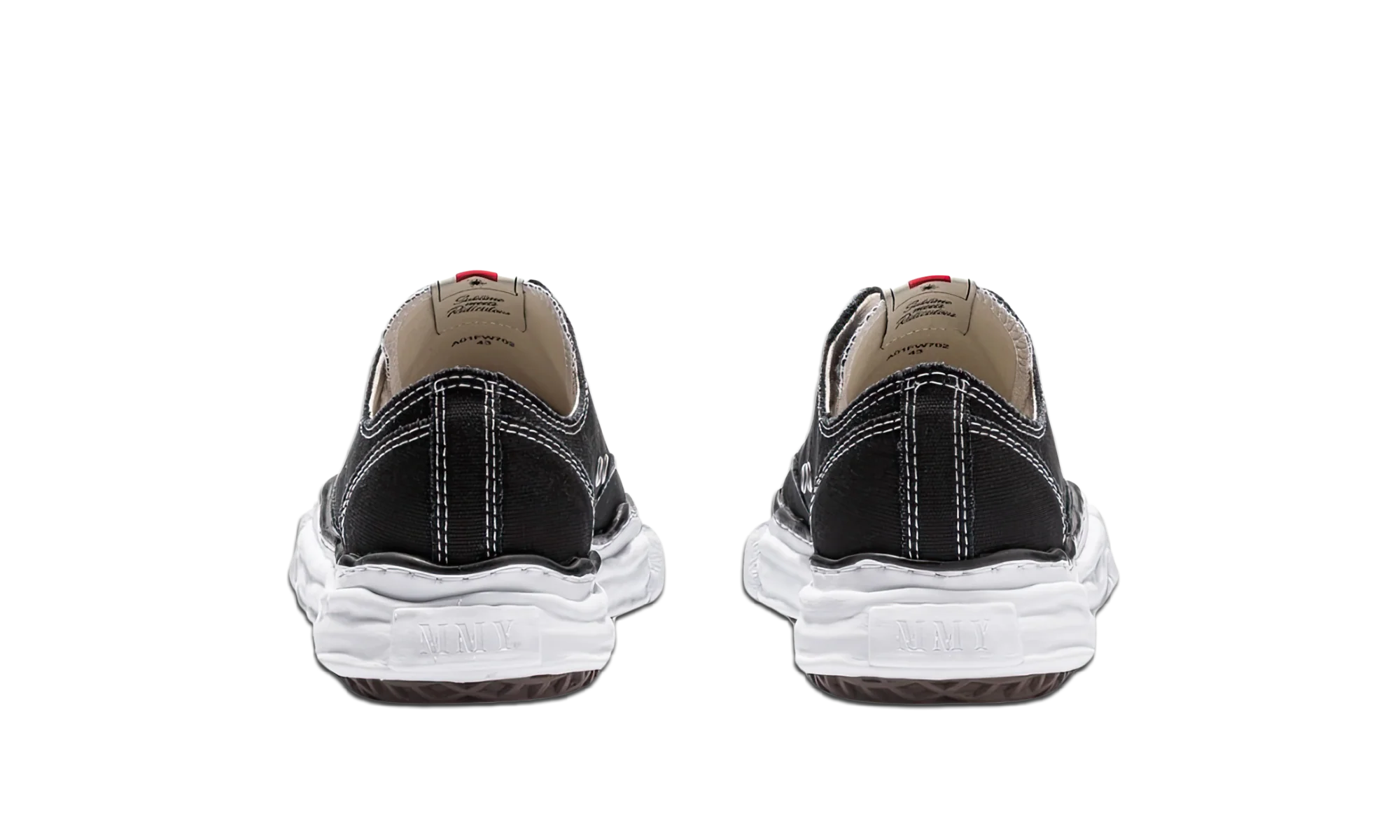 Maison Mihara Yasuhiro Peterson OG Sole Canvas Low Black