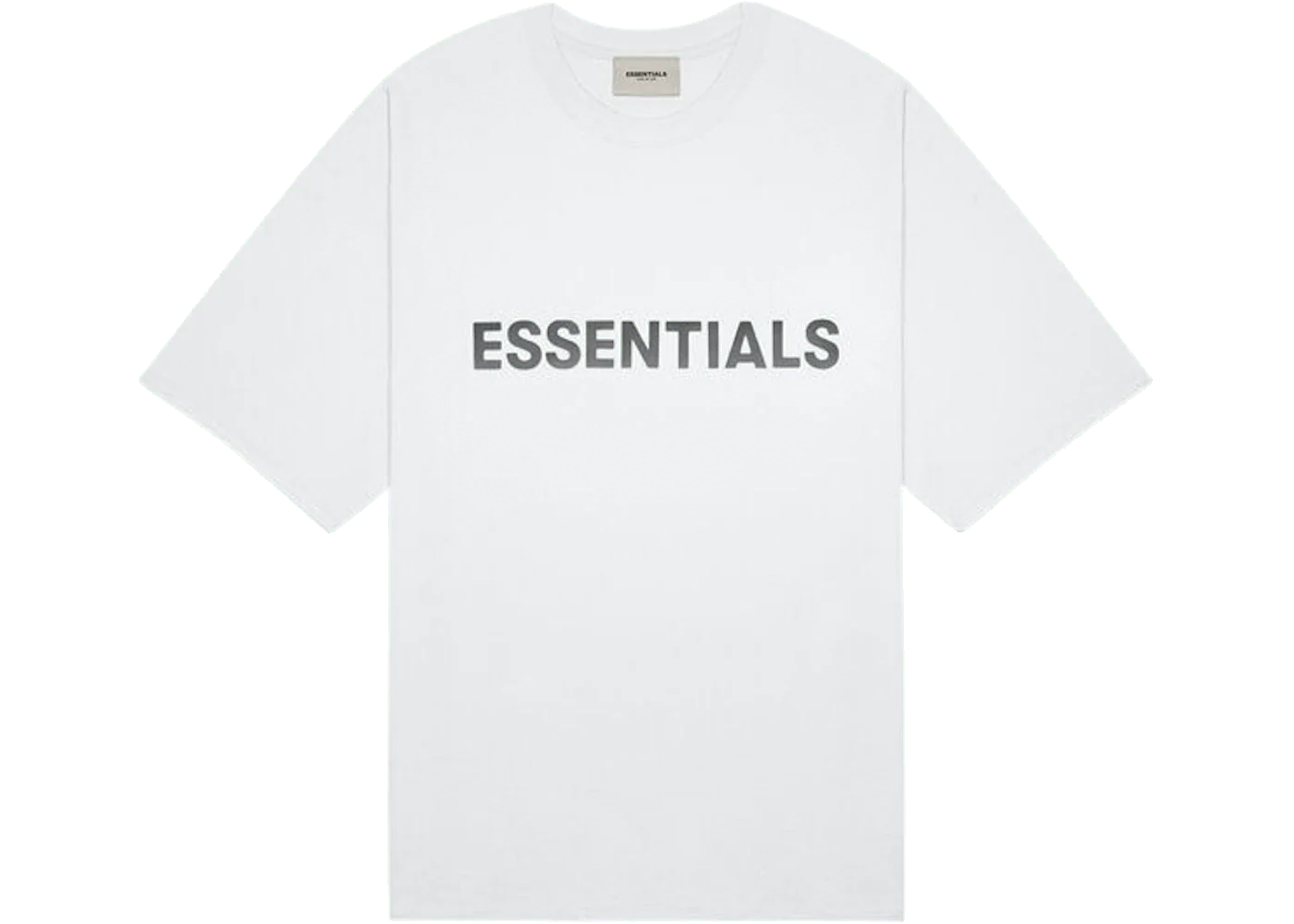 Fear of God Essentials Boxy T-Shirt Applique Logo (SS20) White