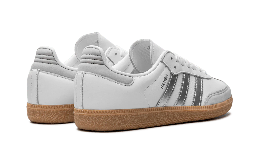 adidas Samba OG White Silver Metallic Grey