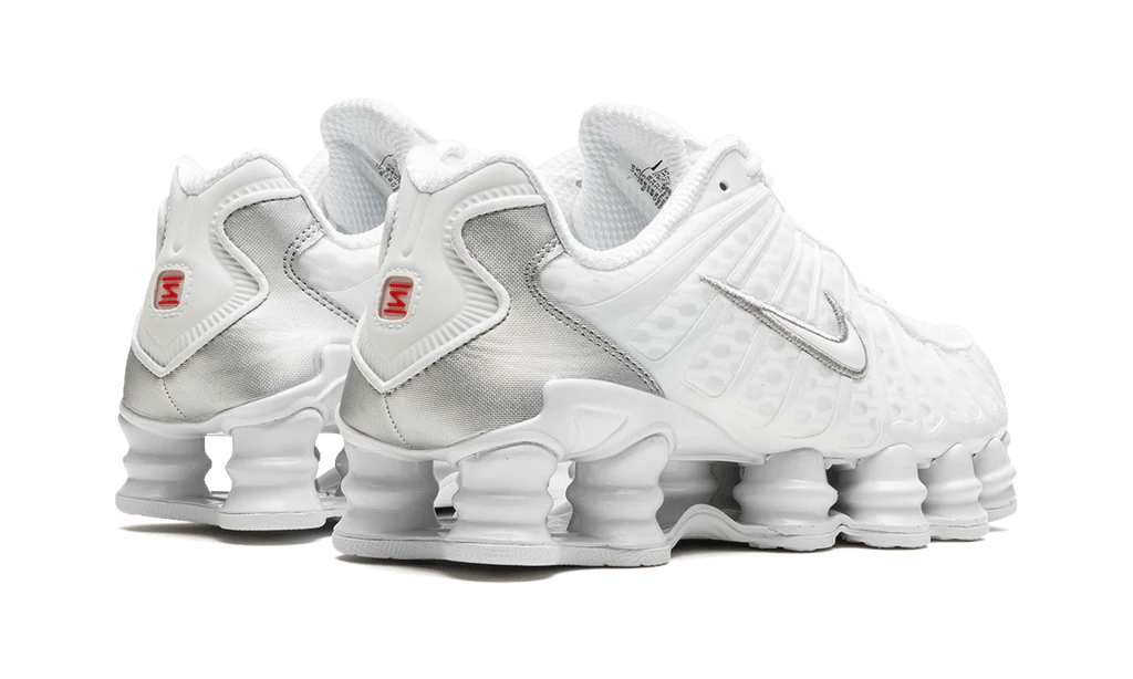 Nike Shox TL White Metallic Silver