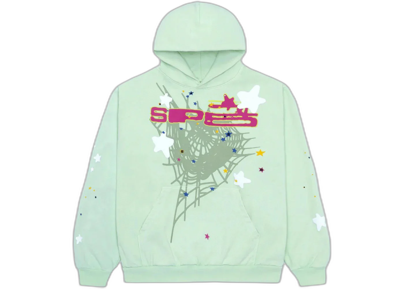 Sp5der SP5 Hoodie Mint