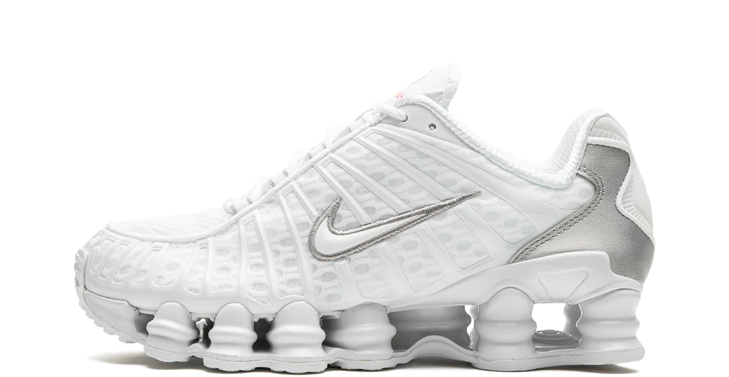 Nike Shox TL White Metallic Silver
