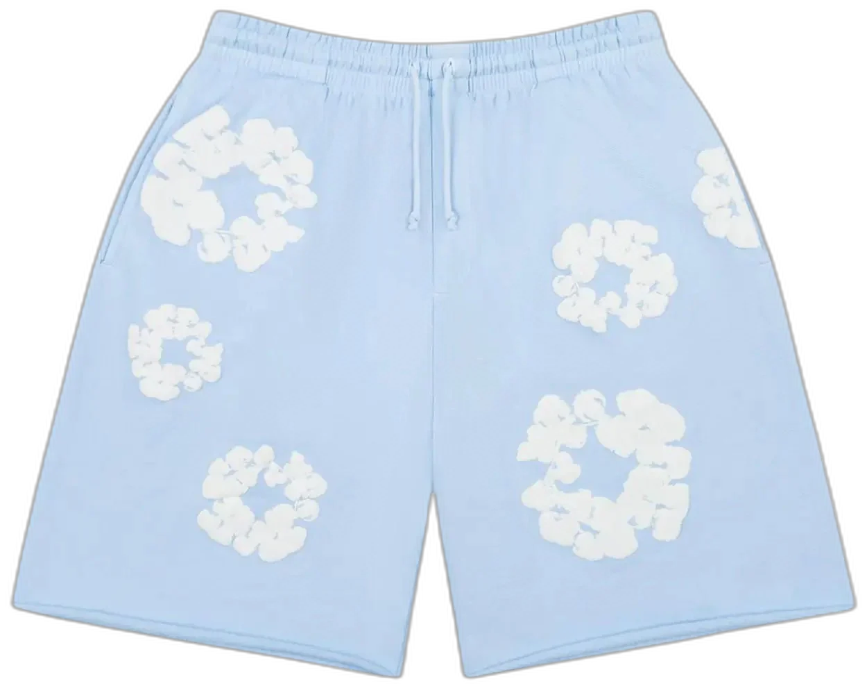 Denim Tears The Cotton Wreath Shorts Powder Blue