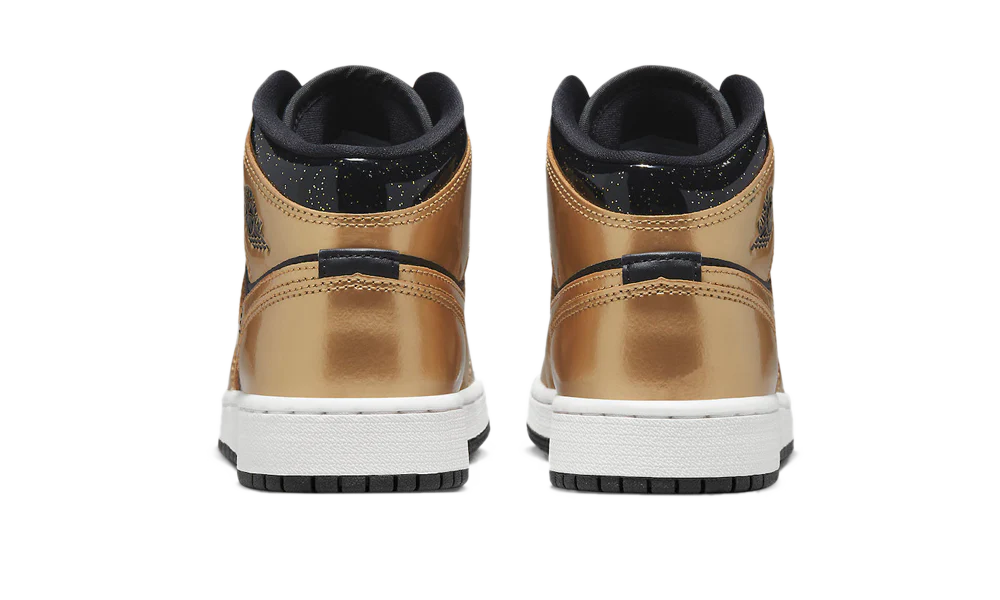 Jordan 1 Mid SE Metallic Gold Black