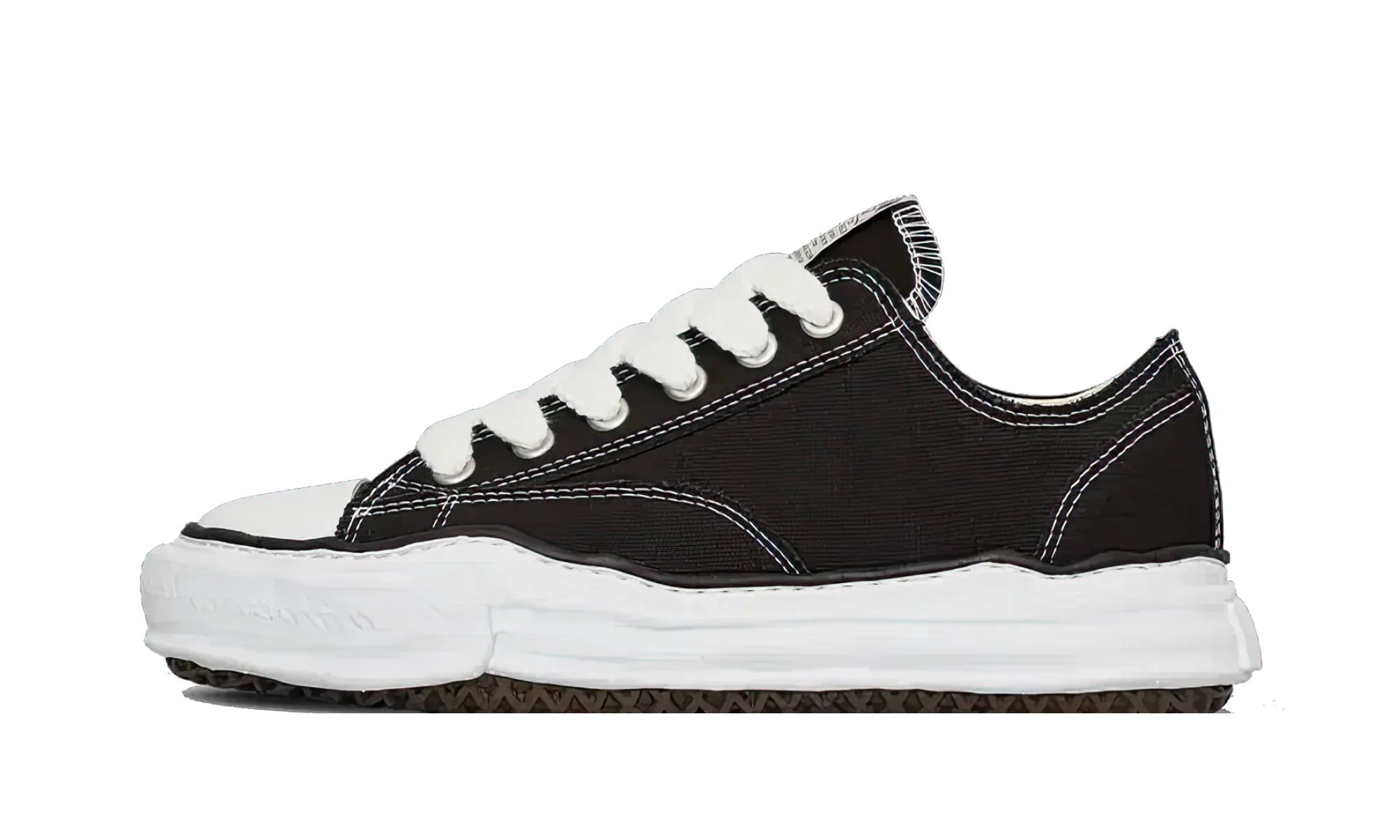 Maison Mihara Yasuhiro Peterson OG Sole Canvas Low Black