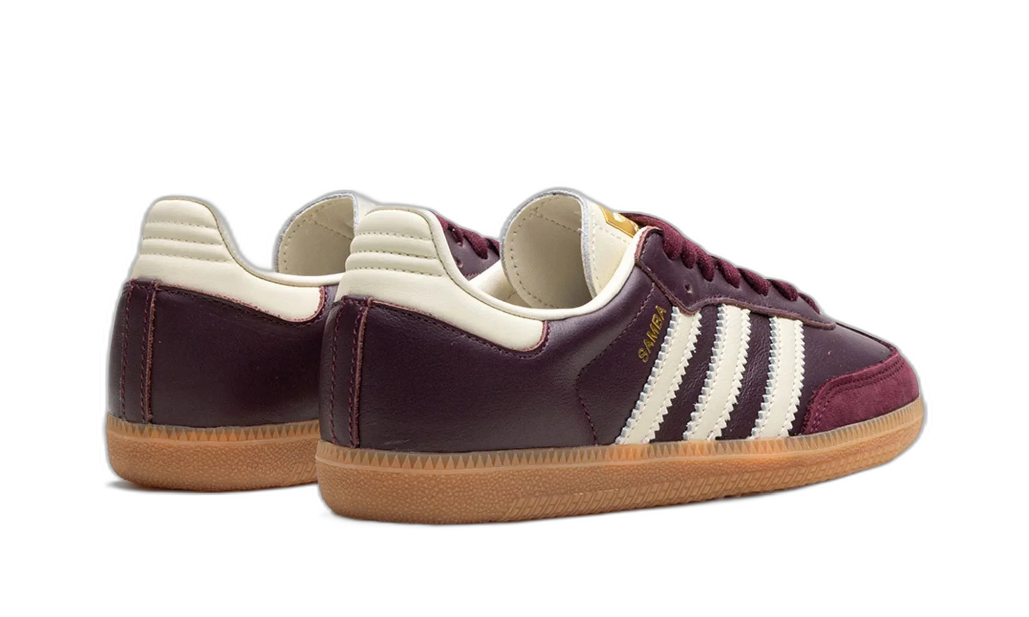 adidas Samba OG Maroon Gold Metallic